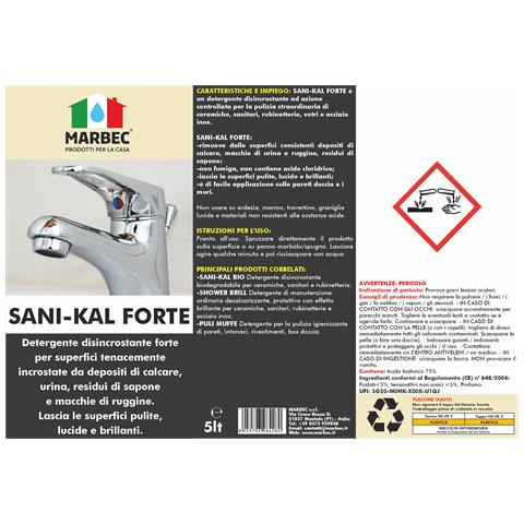 Sani-kal Forte 5ltx4pz - Disincrostante Forte Anticalcare - Foto 2