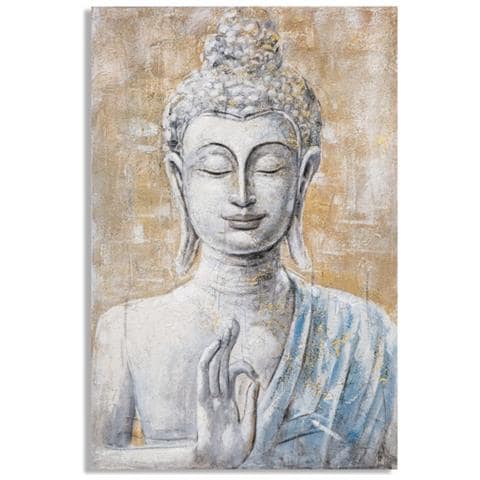 Stampa Su Tela Buddah 2 - Multicolore - Legno - 80x3x120 Cm - Foto 1