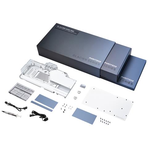 Blocco d'Acqua + Piastra Posteriore Glacier G40 Compatibile MSI GeForce RTX 4090 SUPRIM X 24G MSI GeForce RTX® 4090 SUPRIM 24G MSI GeForce RTX® 4090 GAMING X TRIO 24G - Foto 2