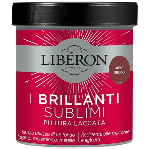 Liberon - Pittura Laccata I Brillanti Sublimi Rosso Intenso 500ml - Foto 1