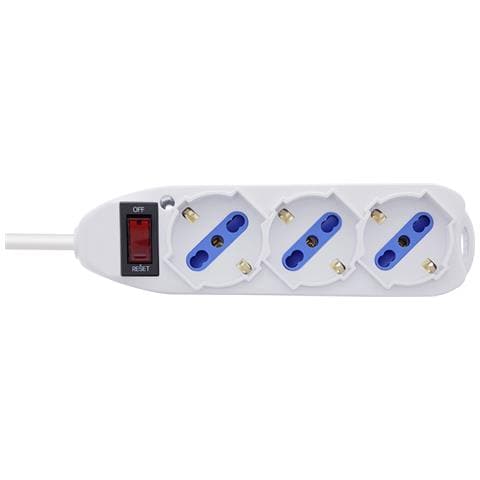 16431Z prolunghe e multiple 1,5 m 3 presa (e) AC Interno Bianco - Foto 2