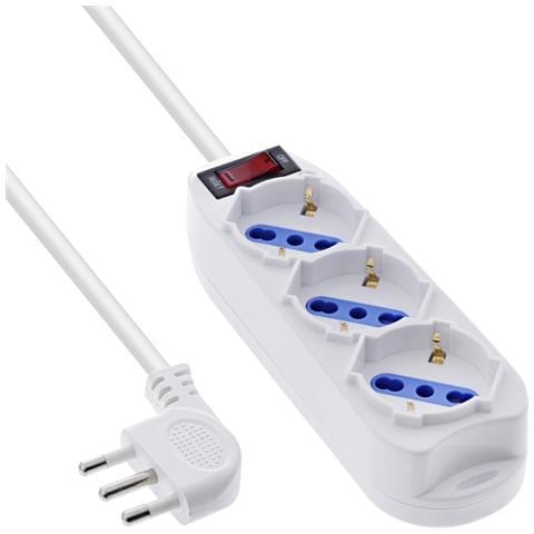 16431Z prolunghe e multiple 1,5 m 3 presa (e) AC Interno Bianco - Foto 1
