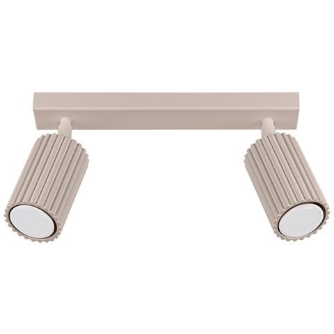 Lampada Da Parete Karbon Taupe Sl. 1763 - Minimalist Lampada A Soffitto Talpa 16.5x30x6.5 Cm - Foto 1