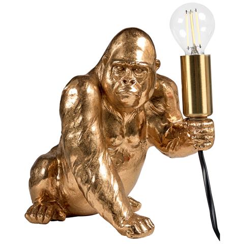 Lampada Da Tavolo Gorilla Harambe Oro - Foto 2