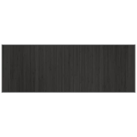 Tappeto Rettangolare Grigio 70x200 cm in Bambù - Foto 1