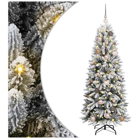 AlberodiNataleartificiale Bianco 150cm PVC - Foto 1