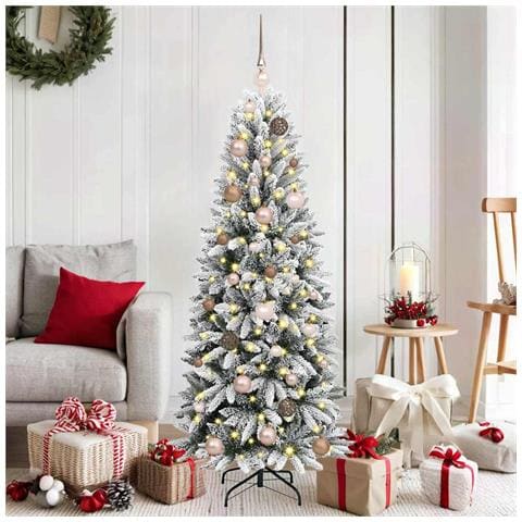 AlberodiNataleartificiale Bianco 150cm PVC - Foto 2