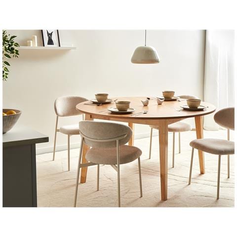 Tavolo Da Pranzo Huntley Rovere Chiaro 140 Cm 140 Cm - Foto 1