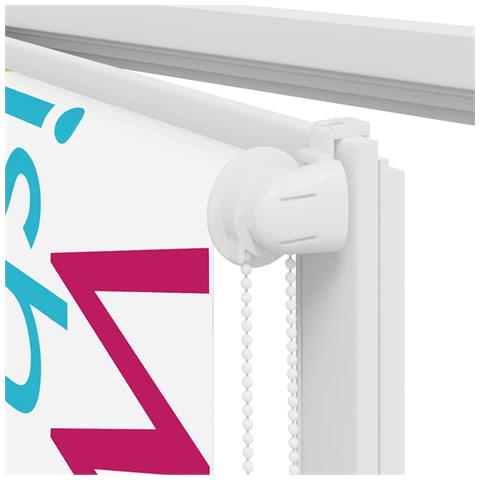 Tenda a Rullo Doccia 90x240 cm Larghezza Tessuto 86 cm - Foto 9