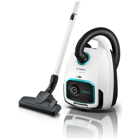 Aspirapolvere a Traino Serie 6 BGL6HYG1 con Sacchetto Potenza 600 Watt Capacità 4,5 L Colore Nero / Bianco - Foto 3