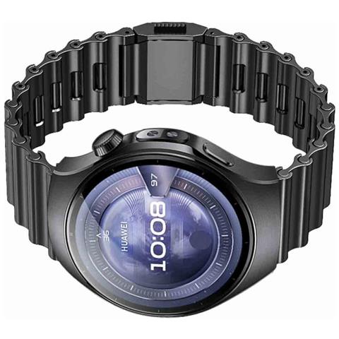 Cinturino Per Orologio Da 22 Mm Con Fibbia Magnetica Metal Ocean Compatibile Con Huawei Watch 5/gt6/gt5/pro / 4, Smartwatch Samsung Black - Foto 2