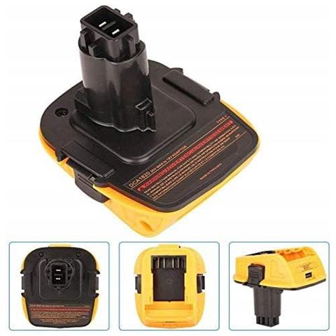 Adattatore Per Batteria Dewalt Dca1820 - Compatibile Con Utensili 18v Nicad /nimh E Batterie 20v Li-ion | Montaggio Facile E Durata Elevata - Foto 8