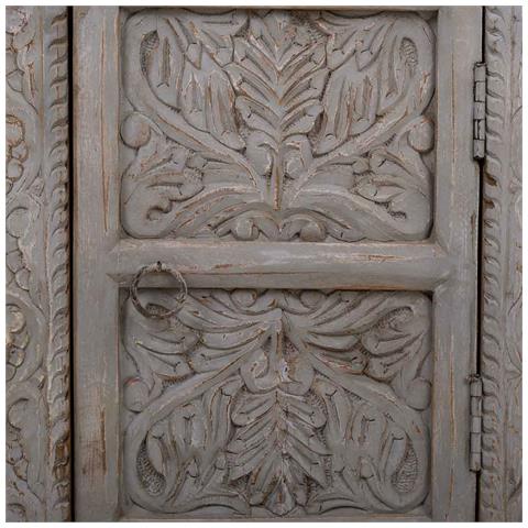 Credenza In Legno Marrone 124x47x76 - Foto 8