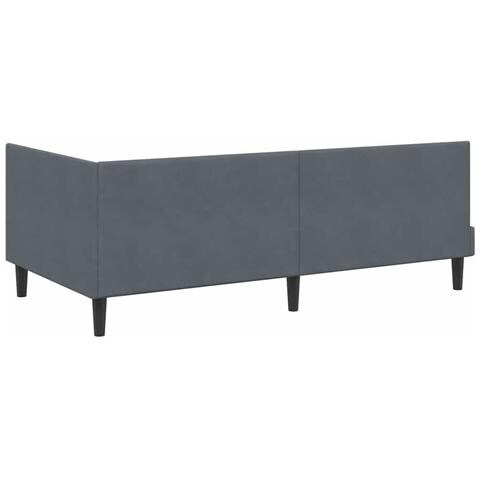 Struttura Letto Angolare con Materasso 2 pcs Grigio Velluto - Foto 9