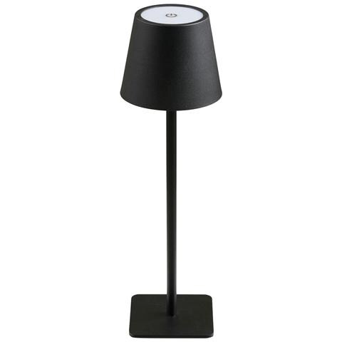 Lampada Da Tavolo Bradford-nero-metallo-10x10x37 Cm - Foto 2