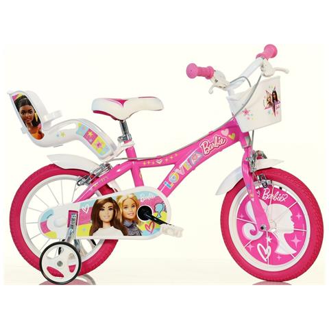 Bici Da Bambina Misura 14'' Art. 614g-02ba Bicicletta Da Bimba Linea Barbie - Foto 1