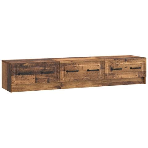 Mobile TV Legno antico 147 x 34,5 x 27 cm Legno ingegnerizzato - Foto 1