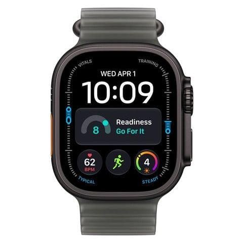 Watch Ultra 4 GPS + Cellular, Cassa 49 mm in titanio nero con cinturino Ocean nero traslucido - Foto 1