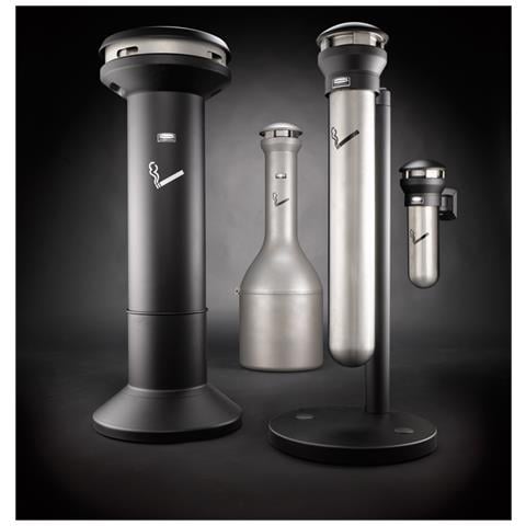 pz. 1 Portacenere esterni grande 9W34-00-BLA Rubbermaid - Foto 2