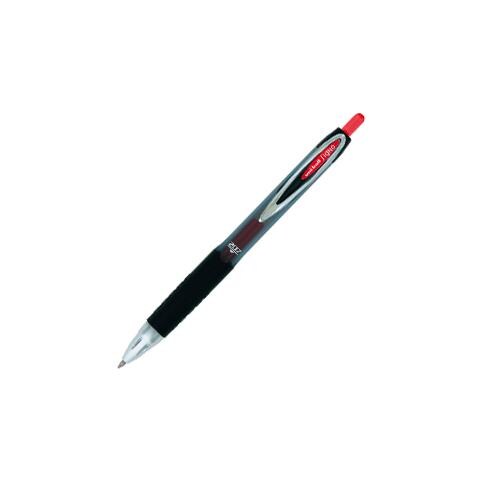 confezione da 12 pezzi - roller a scatto uni-ball signo 207 0,7mm rosso uni mitsubishi - Foto 2