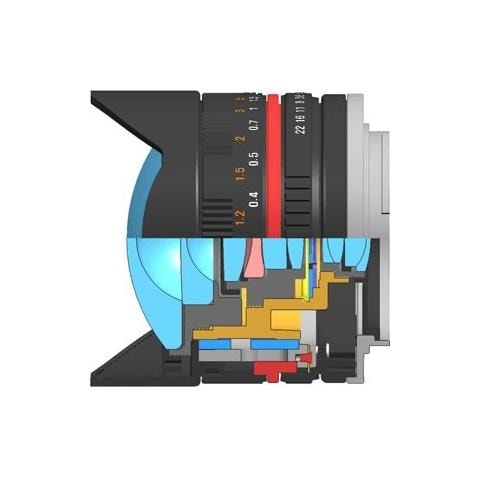 SY8SOB Obiettivo 8mm Fisheye F2.8 II Sony E Nero - Foto 6