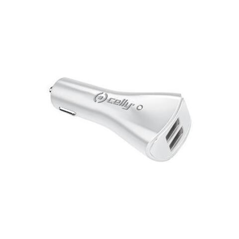 Caricabatterie da Auto USB 2.0 12/24V da 2.1A Colore Bianco - Foto 1