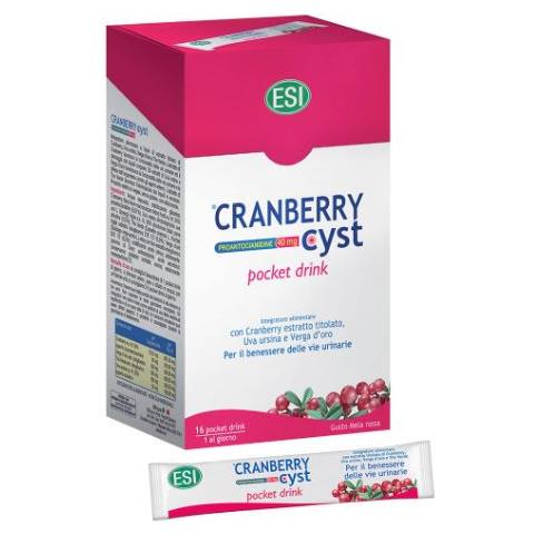 Cranberry cyst pocket drink integratore alimentare 16 pocket drink - Foto 4