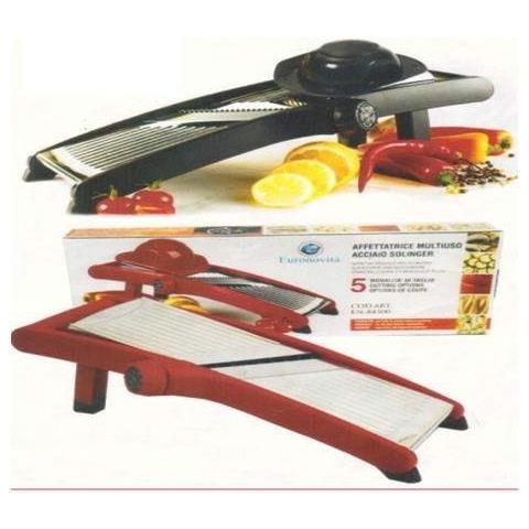 Euronovità En-86856 Affettaverdure Affettatrice Multiuso Mandolina, Metallo, Verde, 45x12x10 Cm - Foto 1