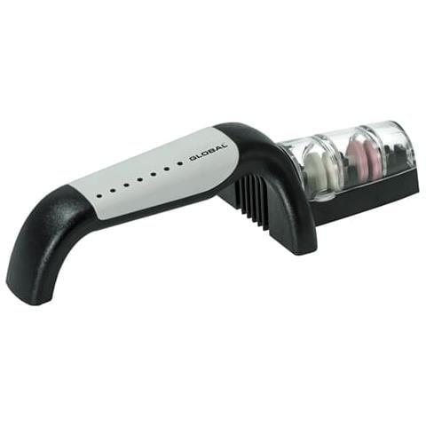 Affilacoltelli Inox Con 2 Mole Affilatrici In Ceramica, Fine E Grosso - Foto 1