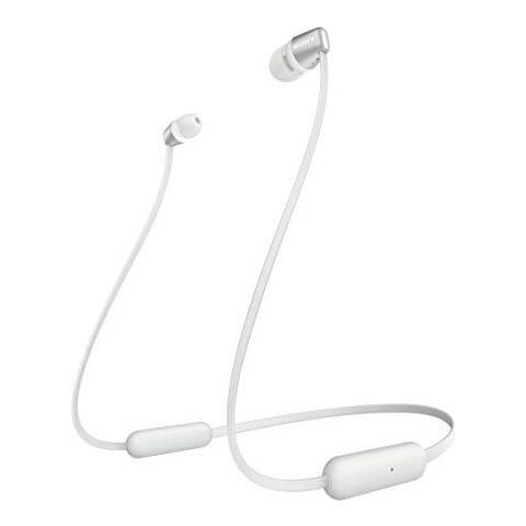 WI-C310 Cuffie Wireless Intrauricolari, fino a 15 ore di Autonomia, Neckband, Auricolari magnetici, Cavo Piatto e Finitura Metallica, Bianco - Foto 2