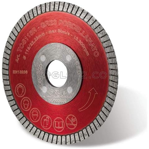 Disco Diamantato 115 Mm Turmont Tcs115r Per Gres E Ceramica Dura - Foto 4