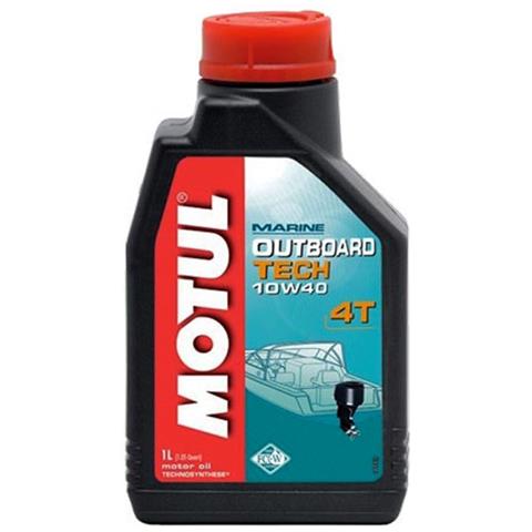 Olio Nautico 4t Motul Outboard Tech 10w40 1 Kg - Foto 1