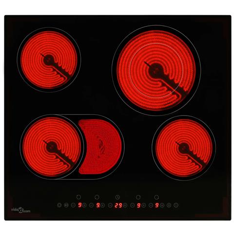 Piano Cottura in Ceramica con 4 Zone e Controlli Touch 6600 W - Foto 2