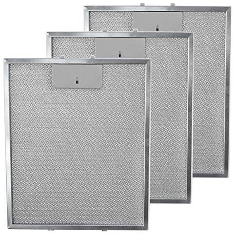 Cappa Aspirante Rete Metallica Filtro Grassi Per La Cucina Cappa Vent (confezione Da 3 Filtri Argento 300 X 250 Mm)  - Foto 4