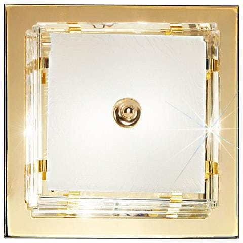 Lampada Da Soffitto A Filo Con Motivi Lifestyle Oro Lucido, 2x E27 - Foto 1