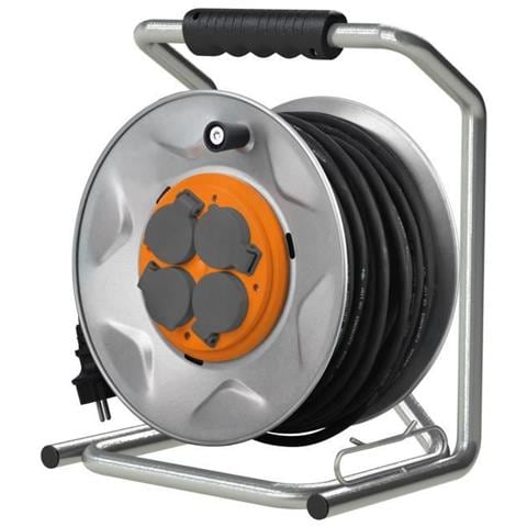 Bobina Da Costruzione Ip44 - 4 Prese 16a - 3g1,5mm² - 35 M - Foto 1