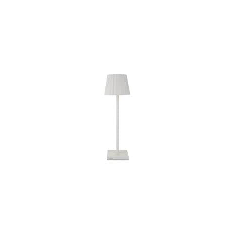 Lampada Da Tavolo Led Ricaricabile Bianca 38 Cm K-light Bianco - Foto 4