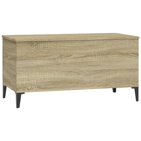 Tavolino Salotto Rovere Sonoma 90x44,5x45 Cm Legno Multistrato - Foto 9