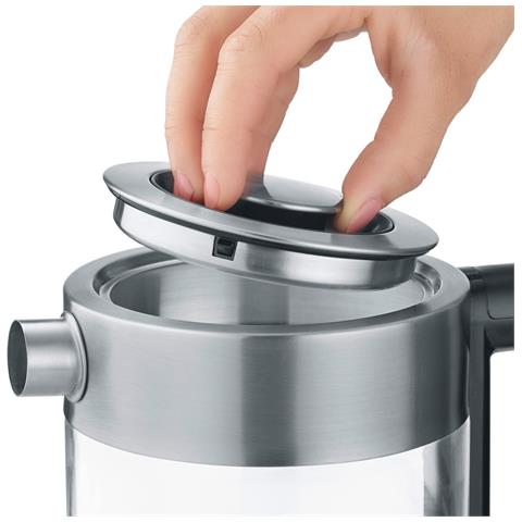 WK300 bollitore elettrico 1 L 2000 W Nero, Acciaio inox, Trasparente - Foto 6