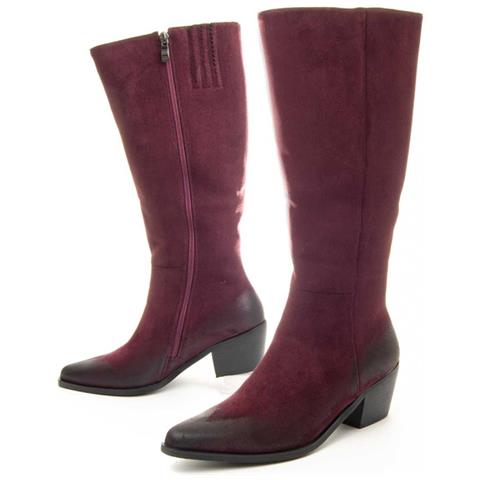 Montevita Stivale Con Tacco Botarent4 Bordeaux - Foto 2