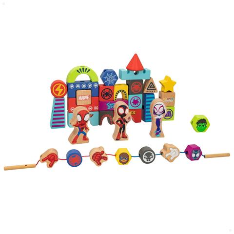 Playset Amazing Friends & Friends Legno 35 Pezzi - Foto 1