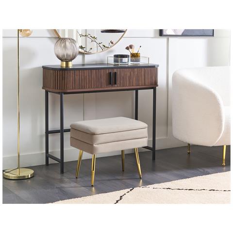 Cassapanca Odessa Velluto Beige - Foto 1