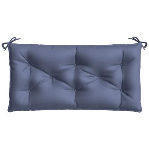 Cuscino Panca Giardino Blu Marino 110x50x7 Cm In Tessuto Oxford - Foto 2