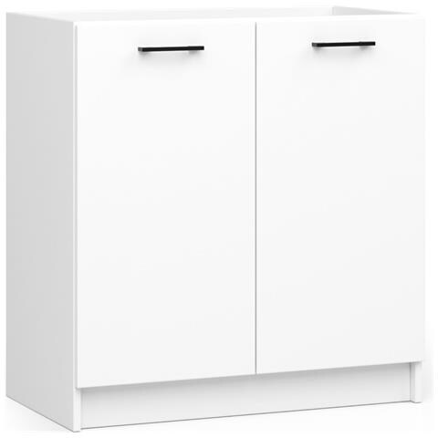 Mobile da cucina per incasso del forno OLIWIA, 2 ante, 80x46x82 cm, Colore Bianco - Foto 1