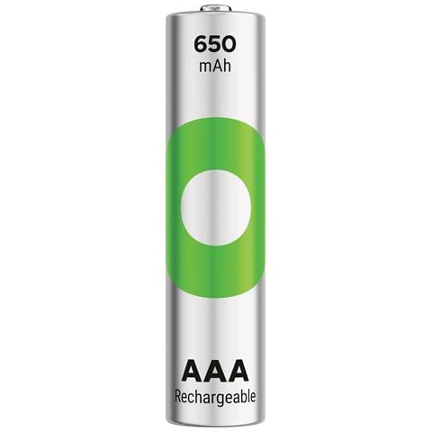 Blister 2 Batterie Ricaricabili Mini Stilo Aaa 650 Mah - Foto 3