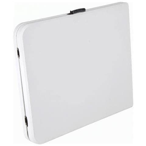 Tavolo In Acciaio E Plastica Richiudibile 120x60x74 H Cm - Foto 2