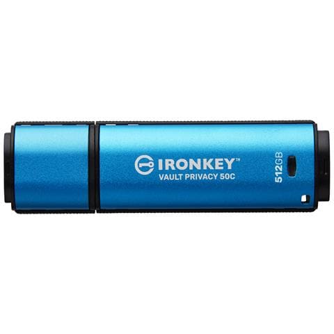 IronKey 512 GB USB-C Vault Privacy 50C crittografia AES-256, FIPS 197 - Foto 1