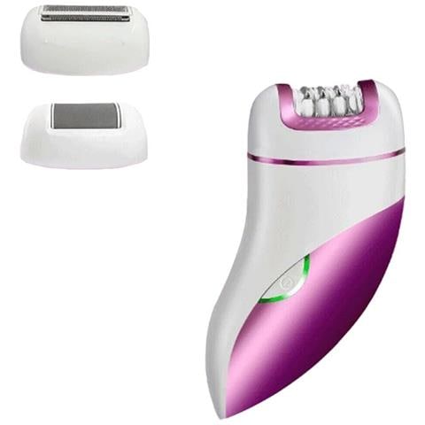 Epilatore Rasoio Elettrico Ricaricabile 3in1 Donna Corpo Pedicure Lima Sk-155 - Foto 1