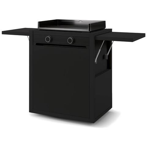 Carrello Per Plancha Nero /acciaio - Chmaf60n - Foto 1