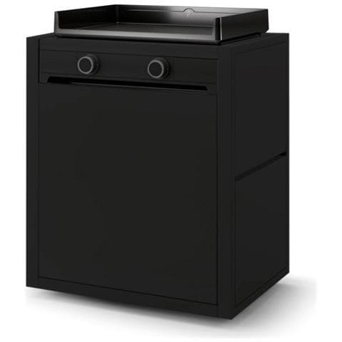 Carrello Per Plancha Nero /acciaio - Chmaf60n - Foto 2